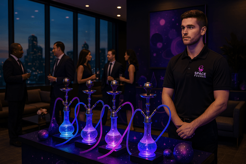 hookah and desserts